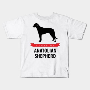 I Love My Anatolian Shepherd Kids T-Shirt